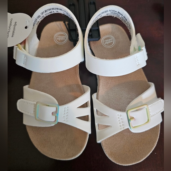 Wonder Nation Baby & Toddler Girls Buckle Sandals NWT - Picture 1 of 6